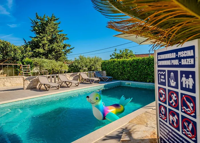 度假居 My Dalmatia - Authentic Dumina With Private Heated Pool And Sauna