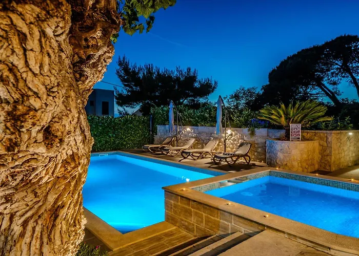 度假居 My Dalmatia - Authentic Dumina With Private Heated Pool And Sauna