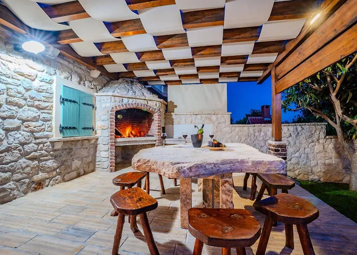 度假居 My Dalmatia - Authentic Dumina With Private Heated Pool And Sauna *