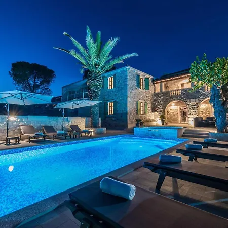 Ferienhaus My Dalmatia - Authentic Dumina With Private Heated Pool And Sauna
